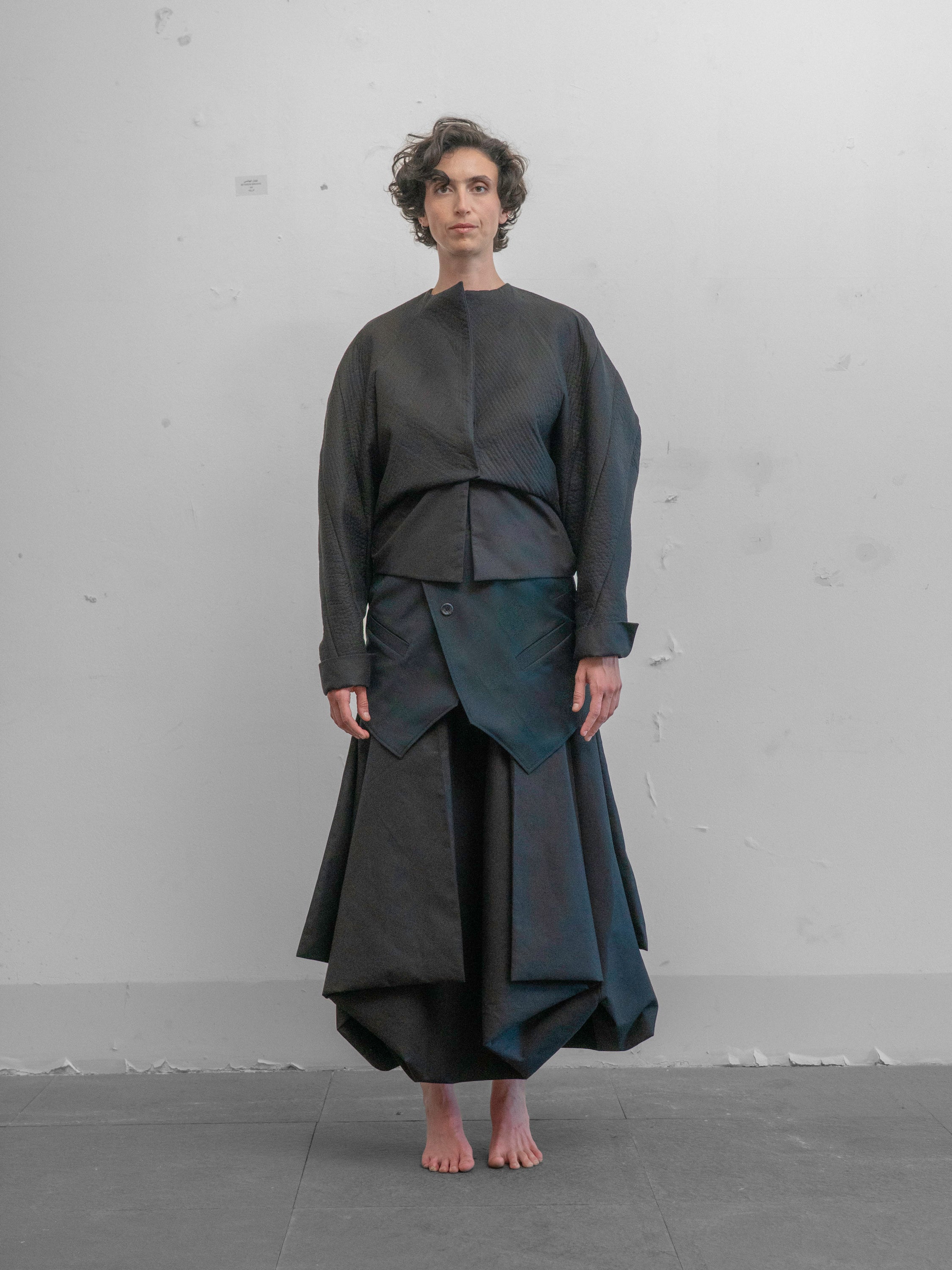 SPIRAL CONSTRUCT BOMBER JACKET