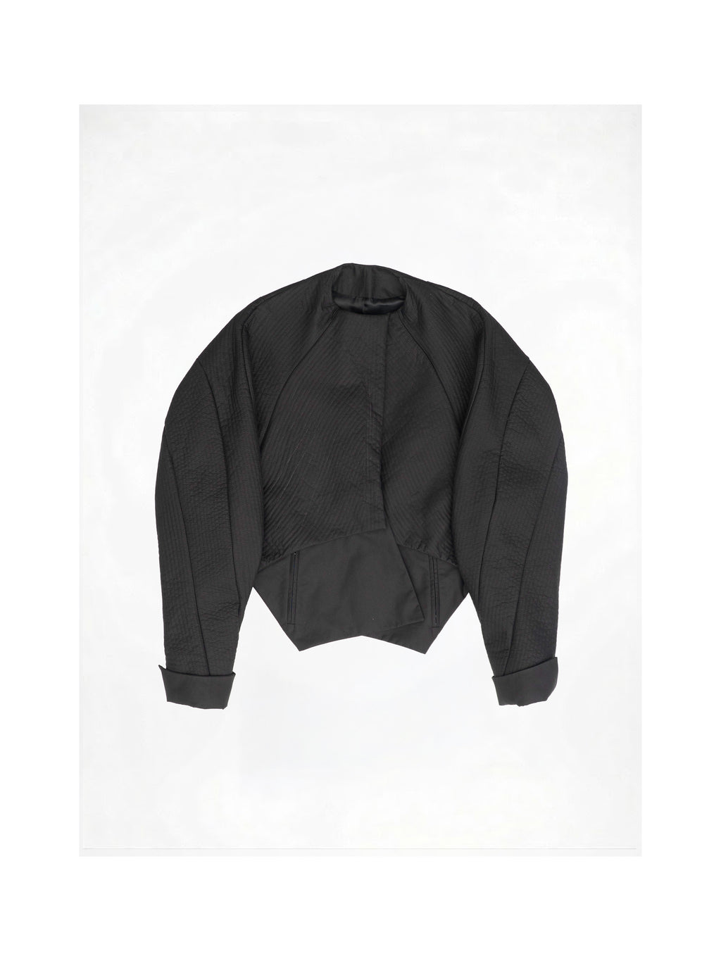 SPIRAL CONSTRUCT BOMBER JACKET