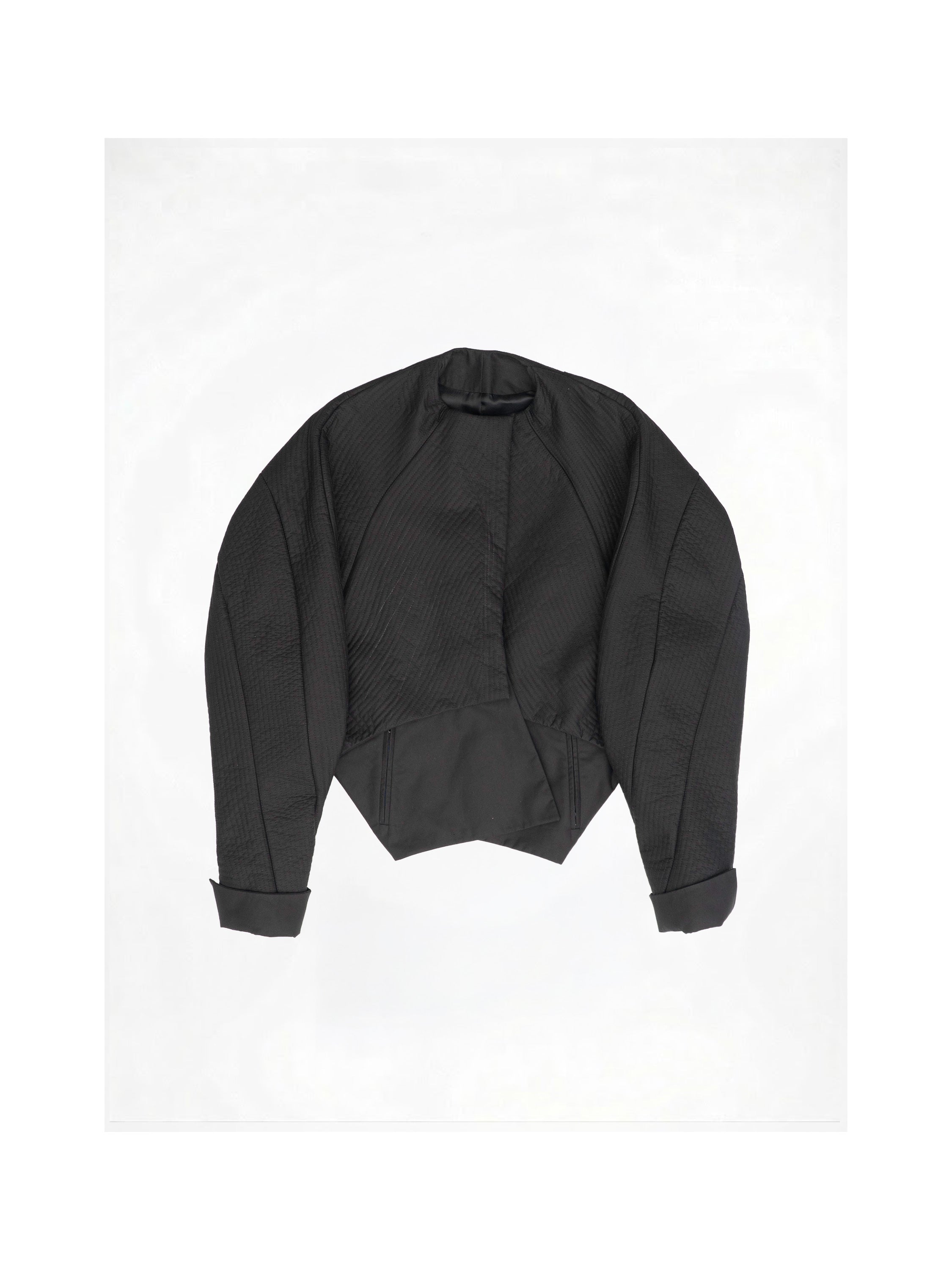 SPIRAL CONSTRUCT BOMBER JACKET